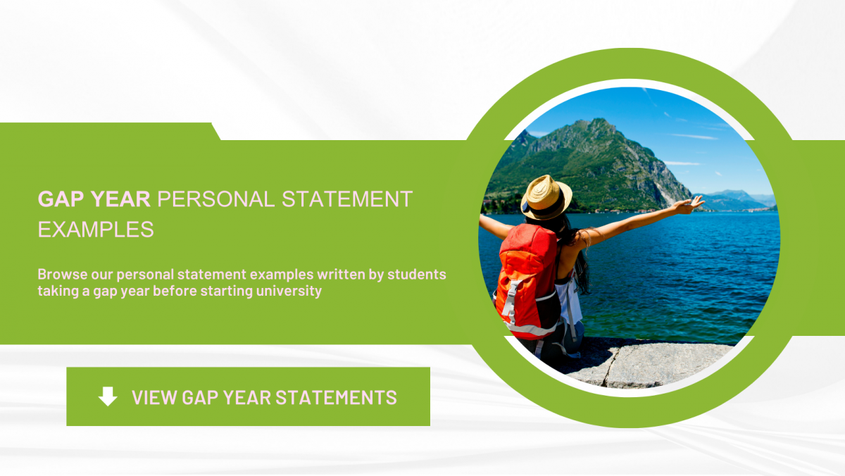 explaining gap year in personal statement